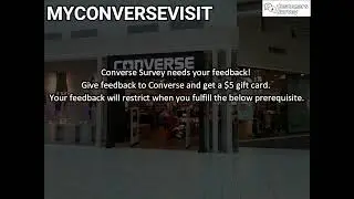 Get a Discount Coupon | Converse Survey | CSS