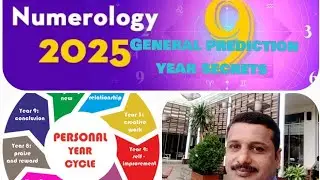 Numerology year 2025 general prediction. Ruling planet.secrets.