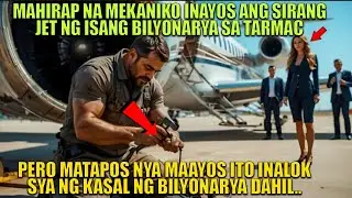 MAHIRAP NA MEKANIKO INAYOS ANG SIRANG JET NG BILYONARYA PERO PAGKATAPOS INALOK SYA NITO NG KASAL..
