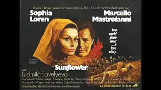 Софи Лорен и Марчелло Мастроянни в драме Подсолнухи (1970)