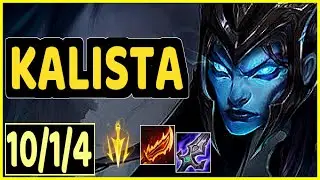 KALISTA VS ASHE - 10/1/4 KDA ADC GAMEPLAY GRANDMASTER I