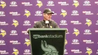 Mike Zimmer discusses the drubbing by the Bills