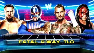 WWE 2K14 Рей Мистерио против Кейна против CM Панка против Дэниела Брайана