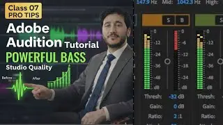 Adobe Audition Mein Audio Ki Bass Kaise Barhayein | Complete Tutorial