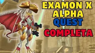 EXAMON X ALPHA QUEST COMPLETA DMO DIGIMON MASTERS ONLINE