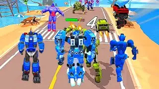 Autobot Transformers Running Battle: Clash of Robot Wild Racing - Android iOS Gameplay