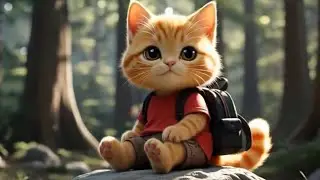 Adventure cat, solo at forest🐈🌳🌲🌿