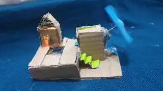 how to make wind mill cardboard  || cardboard windmill