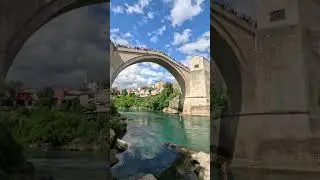 Mostar Bridge Jumping in Bosnia & Herzegovina!