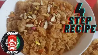 Halwa-E-Suji Recipe | ترزه تهیه حلوای سوجی | Afghan Style Halwa
