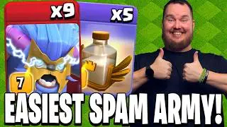 Mass Super Yeti With Revive Spell Is Broken Again?! (Clash of Clans)