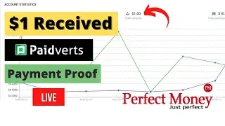 How To WithDraw From PaidVerts ($1 Withdrawal Live Payment Proof) in 2022