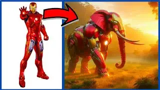 AVENGERS But ELEPHANT 🐘VENGERS 🔥 All Characters (marvel & DC) 2025💥