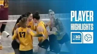 Chard'e Vanzandt Highlights vs. Minnesota | Iowa Volleyball | 11/16/2025