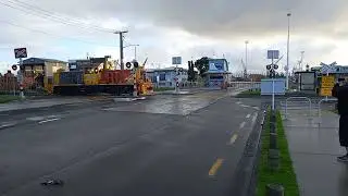 Hull Road level crossing in Mt Maunganui Tauranga 