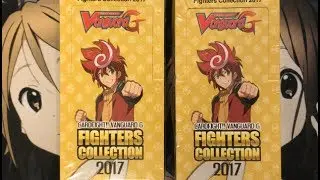 Opening Two Fighters Collection 2017 Cardfight Vanguard Boxes