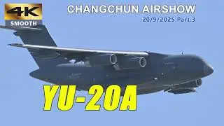PLA Air Force YU-20A Aerial Refueling Aircraft Showcase @ Changchun Airshow 20/9/2025 Part.3