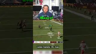 ​Jayden Daniels Perfect Touch Pass to Deebo Samuel