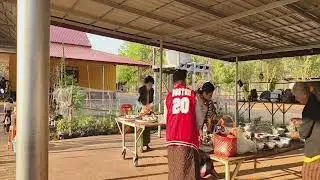สดทำบุญเช้านี้ที่วัดป่าห้วยบง