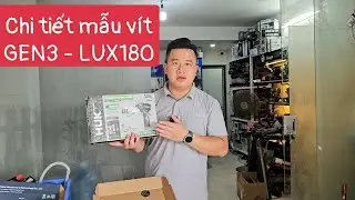 Chi tiết, c&ocirc;ng t&acirc;m nhất mẫu v&iacute;t mới nhất Gen 3 HUKAN 180LUX