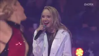 Roar - Kurt Browning, Shae-Lynn Bourne, Shawn Sawyer w/Danielle Bradbery - Skating & Gymnastics 2014