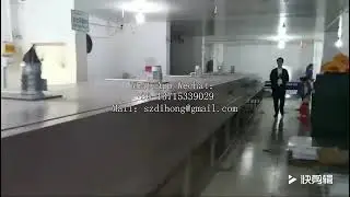 Tunnel furnace drying line titanium alloy label far-infrared furnace machine