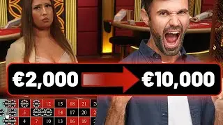 INSANE ROULETTE RUN &ndash; HOW I TURNED &euro;2,000 INTO &euro;10,000!