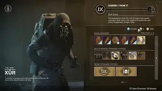 Weekly Vendor Xur (The Nine) - Rank Reset.