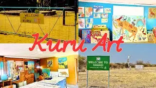 VLOG | KURU ART PROJECT, D'KAR | THINGS TO DO IN BOTSWANA #explore #art #travel #botswana