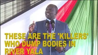 RUTO EXPOSES HOW DCI ELITE UNIT 'KILLS' & DUMPS BODIES IN RIVER YALA AND OTHERS | DIABANDS THE UNIT