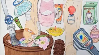 [🫧PAPER ASMR🫧]🩰Healing a Ballet Dancer&rsquo;s Injured Foot👣 Paper DIY