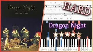 Dragon Night - SEKAI NO OWARI - Hard Piano Tutorial + Sheets【Piano Arrangement】