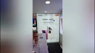 Fabric LED Sign Board for VIVO 60 Branding by Sai Balaji Digitals