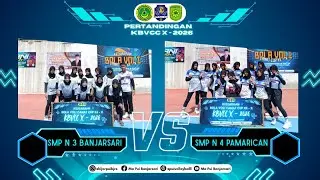 SMP N 4 PAMARICAN VS SMP N 3 BANJARSARI - CAMAT CUP X