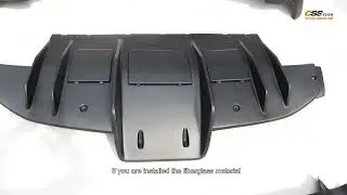 For Ferrari 458 Special Rear Bumper Diffuser