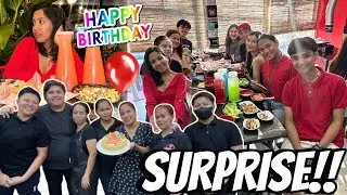 SINURPRISE AKO NG MGA STAFF NG JK🥹 ( BIRTHDAY CELEBRATION SA JK SAMGYUPSAL😍)