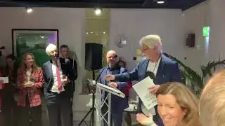 Clive Goddard Hosting the UK Professional Cartoonist Awards 2023