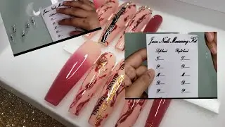 How i measure myself for Press Ons. 🥰👍💅
