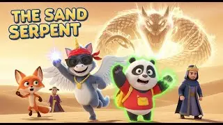 Join Tom the Unicorn and Bao the Panda Magical Desert Adventure - Kids Animated Story
