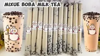 ES LILIN MIXUE BOBA MILK TEA || BIKIN NY GAMPANG BANGET