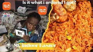 Get Ready with Me + TEMU Unboxing & Cooking Jollof Rice for Easter | Easter Special Vlog #vlog #temu