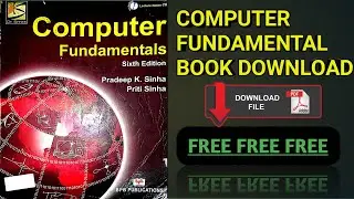 Computer fundamental book download FREE FREE FREE 😳 || Pradeep K.Sinha & Priti Sinha || B.C.A, C.S.