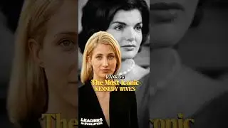 Ranking the Most Iconic Kennedy Wives #KennedyFamily #JacquelineKennedy #history #FirstLadies