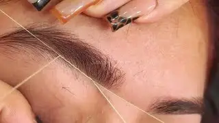How to Thread Eyebrows at Home | Easy Eyebrow Threading Tutorial