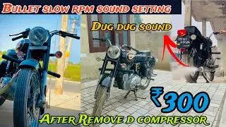 Bullet missing and back kick 🦵 problem after remove D compressor ( bullet heavy sound Bs 4)
