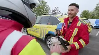 How the North West Air Ambulance Charity works alongside Greater Manchester Blood Bikes