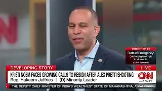 Лидер Джеффрис в эфире CNN News Central