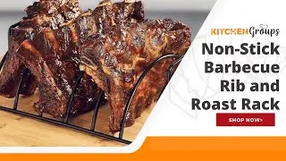 Get This Reversible Non-Stick Barbecue Rib and Roast Rack