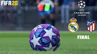 FIFA 20 ! Real Madrid Vs Atletico Madrid ! Champions League FINAL  ! Full Match & Gameplay