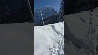 Gr&uuml;tschalp M&Uuml;RREN Skiing Hiking Wanderung #bern#schweiz🇨🇭